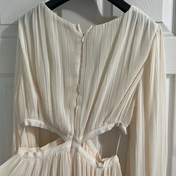ZARA Cut Out Pleated Dress - Picture 8 of 8